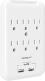 OviiTech Multi-Function Wall Mount Adapter w/Dual 3.1A USB Ports $11.54