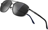 UNGAIT Mens Square Sunglasses Polarized UV400 Protection $9.59