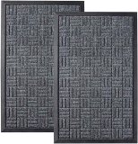 HOMWE Front Door Mats, 2-Pc Set, 29.5-in x 17-in $17.99