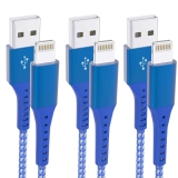 3-Pack Snisre 10-Foot MFi-Certified Lightning Cable $5.59