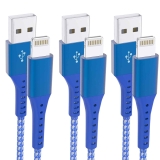 3-Pack Snisre 10-Foot MFi-Certified Lightning Cable $5.59