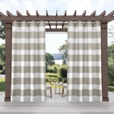 2 Exclusive Home Cabana Stripe Light Filtering Curtain Panel $31.50