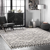 NuLOOM Vasiliki Moroccan Shag Tasseled Area Rug 4×6-inch $45.00