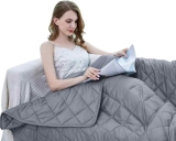 ZZZhen Weighted Blanket High Breathability 48in x 72in 15LB $26.77