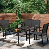 Greesum 4 Pieces Patio Furniture Set $136.99