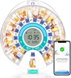 Colorwing Bluetooth Smart Pill Dispenser Machine with Alarm $57