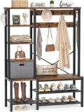 Aheaplus Hall Tree with Storage Bench $169.99