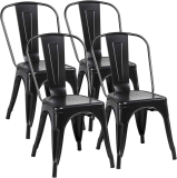 Yaheetech Iron Metal Dining Chairs $121.99