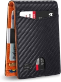 Zitahli Men’s RFID Minimalist Front Pocket Money Clip Wallet $9.48