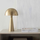 Nourison 17″ Sleek Modern Iron Mushroom Table Lamp $67