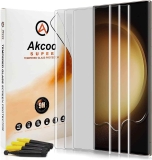 3-Pack Akcoo Galaxy S23 Ultra Screen Protector Tempered Glass $16.99
