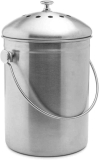 EPICA Stainless Steel Compost Bin 1.3 Gallon $21.95