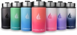 Hydro Cell Stainless Steel Water Bottle with Straw & Wide Mouth Lids, 14oz  $11.19