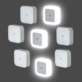 8-Pack Auto On/Off Plug in Night Light with Dusk to Dawn Light Sensor  $8.79
