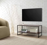 ZINUS Garrison 40-inch Black Metal Frame Media Stand $37.95