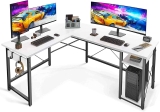 Coleshome 59″ L-Shaped Computer Desk $120