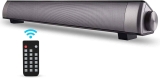 Asiyun 2 x 5W Mini Bluetooth Sound Bar with AUX/RCA Output  $16.60
