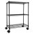 Simple Deluxe Heavy Duty 3-Shelf Shelving with Wheels  $27.93