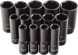 14-Pc Arcan Professional Tools 1/2-in Drive Deep Impact Socket Set $21.30