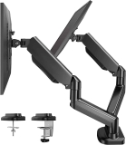 HUANUO HNDSK4 Dual Gas Spring Monitor Stands for 13-27 in Monitor $31.89