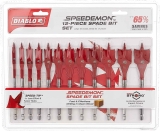 ‎Diablo 12 pc SPEEDemon Spade Bit Set DSP2950-S12 $14.97